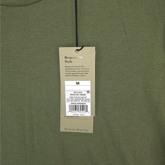 Goodfellow & Co T-Shirt Mens Medium OD Army Green Every Wear Tee New - Picture 5 of 10